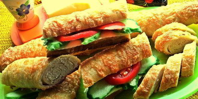 Рецепт сырных багетов