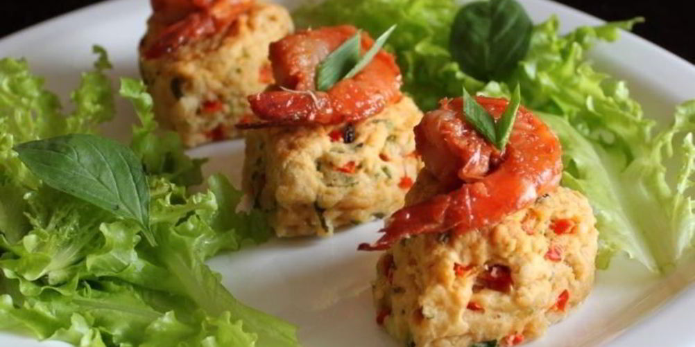 Как приготовить тайские сконы с пряными креветками