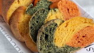 Рецепт Трехцветного хлеба