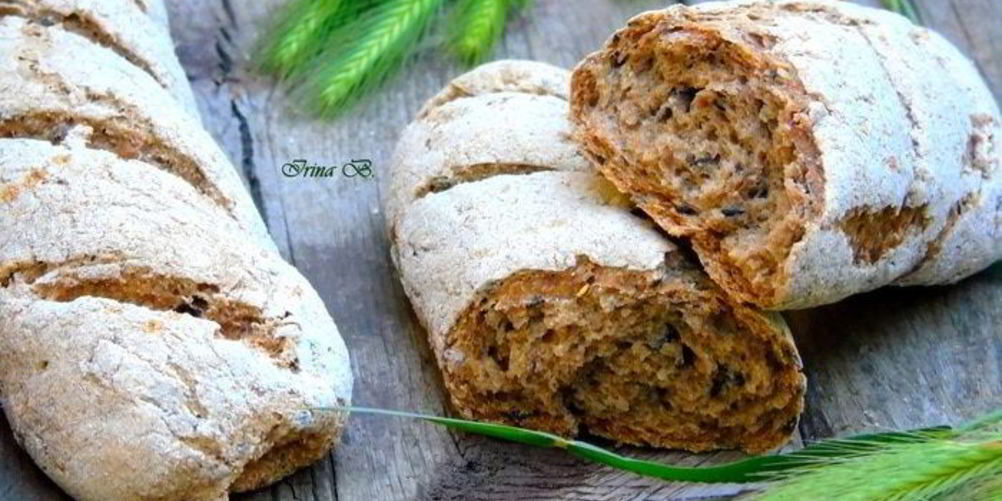 Как приготовить цельнозерновые мини-багеты без соли