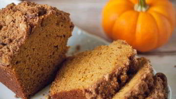 Рецепт Тыквенного хлеба с ореховой посыпкой