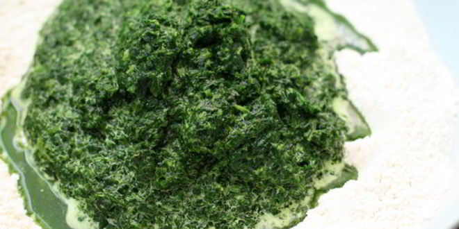 Рецепт зеленого хлеба со шпинатом