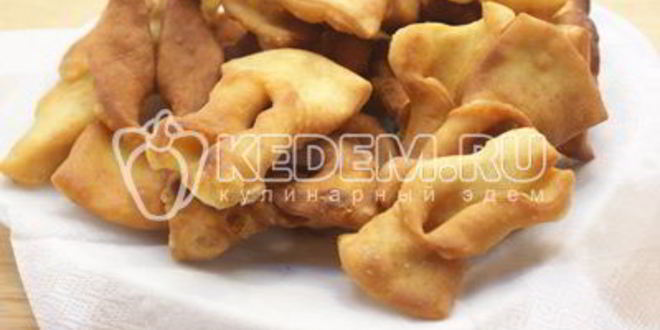 Рецепт хрустящего хвороста