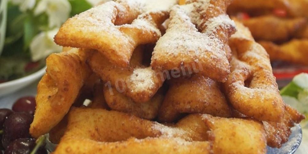 Как приготовить хворост на кефире с творогом