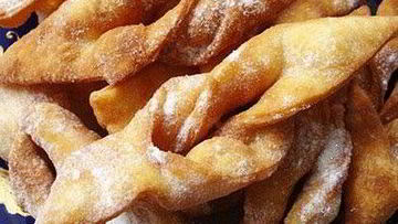 Рецепт Хвороста с сахарной пудрой