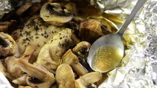 Рецепт Конвертиков с курицей и грибами