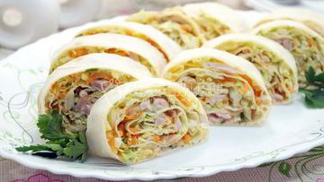 Рецепт Быстрой закуски из лаваша