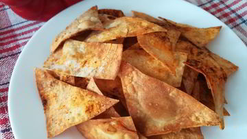 Рецепт Чипсов из лаваша с копченой паприкой