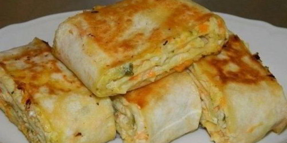 Как приготовить хрустящую закуску из лаваша с овощами