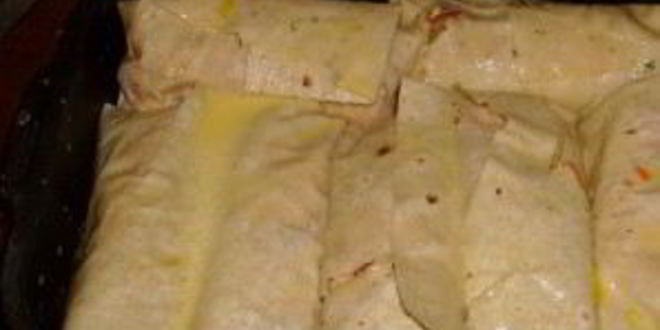 Рецепт курицы в лаваше в духовке