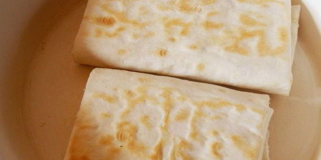 Рецепт кыстыбого в лаваше