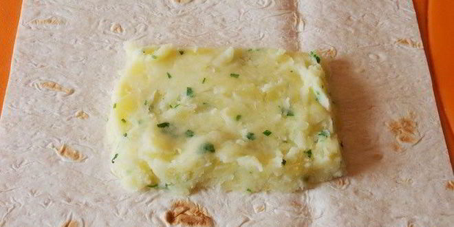 Рецепт кыстыбого в лаваше