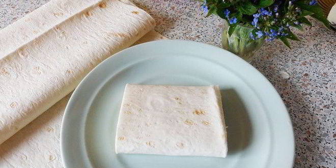 Рецепт кыстыбого в лаваше