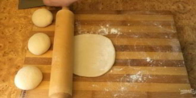 Рецепт лаваша из постного теста