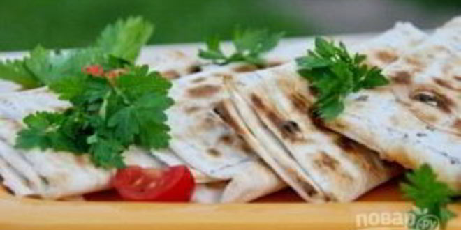 Рецепт лаваша на гриле