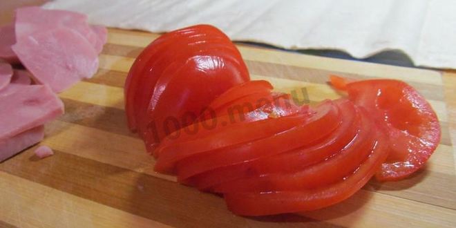 Рецепт лаваша с колбасой и сыром