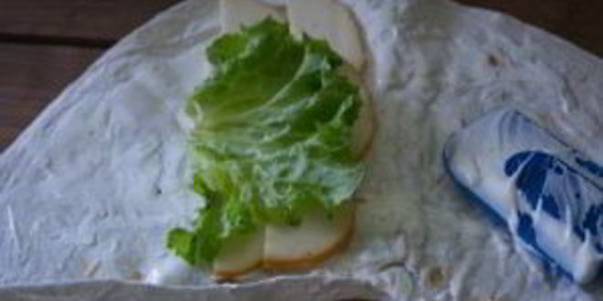 Рецепт лаваша с копченым сыром