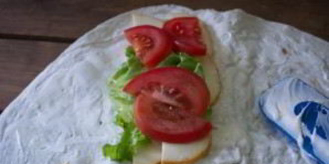 Рецепт лаваша с копченым сыром