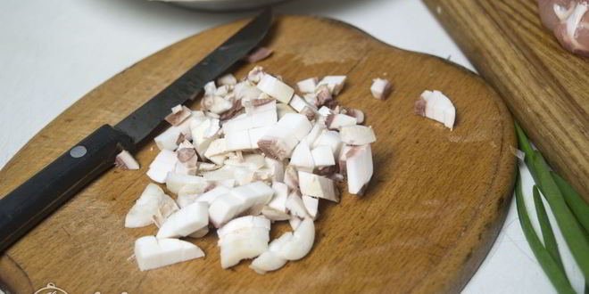 Рецепт лаваша с курицей и грибами