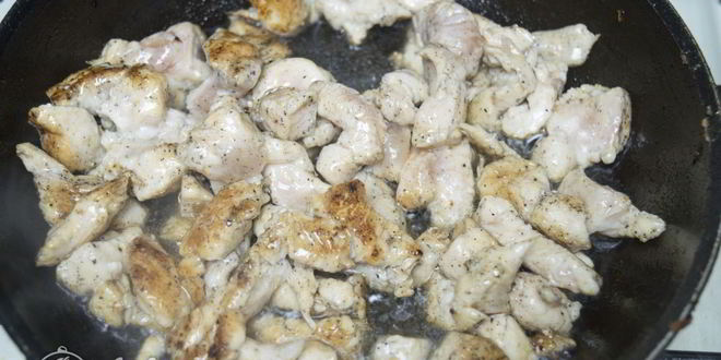 Рецепт лаваша с курицей и грибами