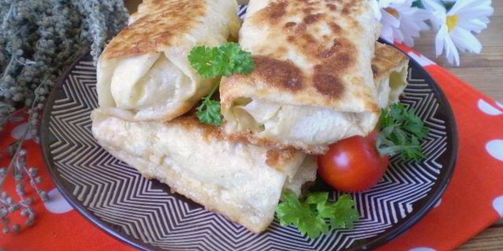 Как приготовить лаваш с рисом и яйцом