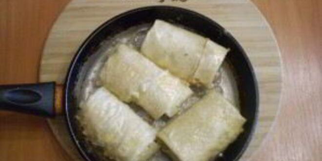 Рецепт лаваша с рисом и яйцом