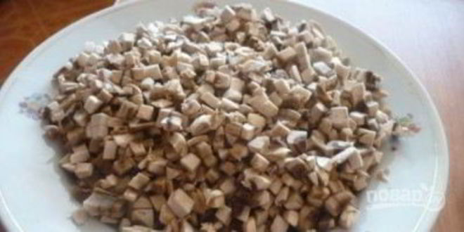 Рецепт лаваша с шампиньонами и сыром