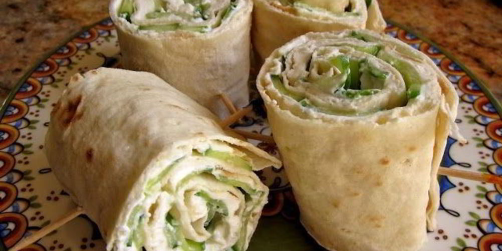 Как приготовить лаваш с сыром и зеленью