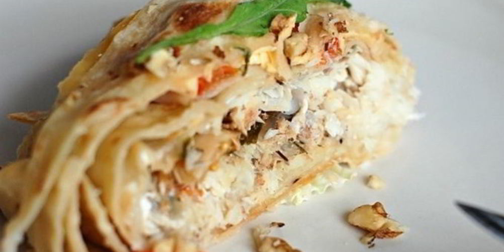 Как приготовить лаваш с треской