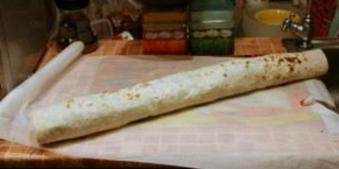 Рецепт лаваша с ветчиной и плавленым сыром