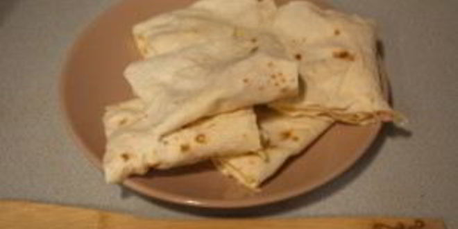 Рецепт лаваша с ветчиной и твердым сыром