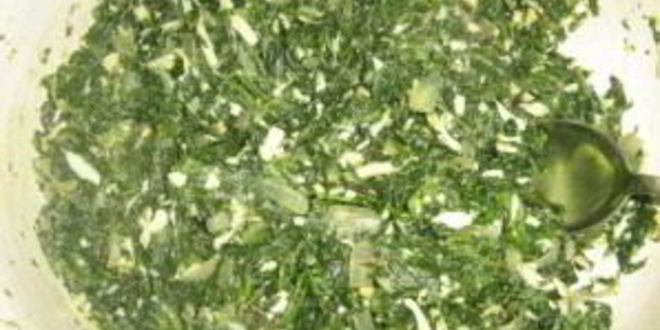 Рецепт лаваша со шпинатом