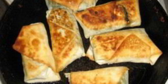 Рецепт лаваша со шпинатом