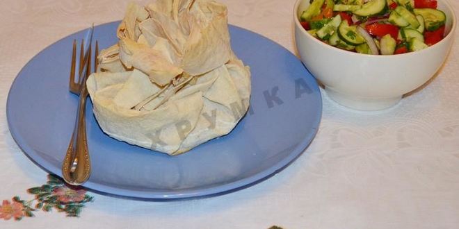 Рецепт мяса в лаваше