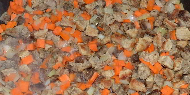 Рецепт мяса в лаваше