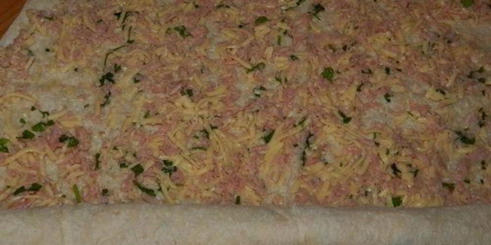 Как приготовить начинку для лаваша с ветчиной