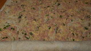 Рецепт Начинки для лаваша с ветчиной