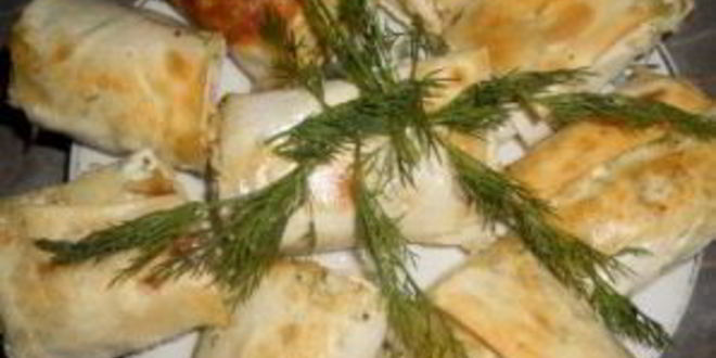 Рецепт рулета с творогом из лаваша