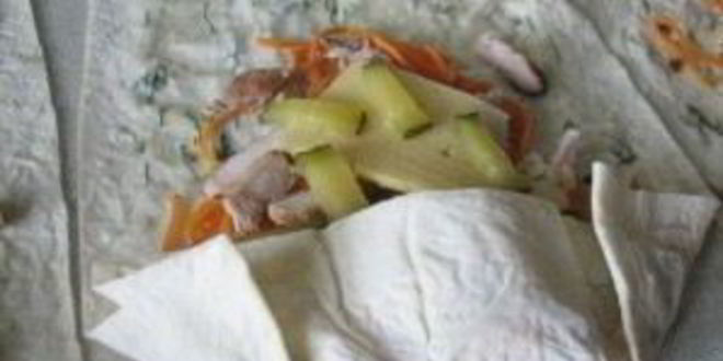 Рецепт свинины в лаваше