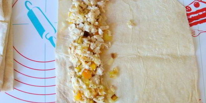 Рецепт трубочек из лаваша с начинкой