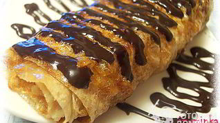 Рецепт Яблочных рулетиков из лаваша