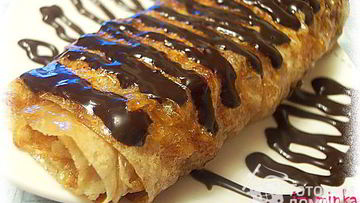 Рецепт Яблочных рулетиков из лаваша