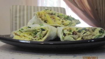 Рецепт Закуски в лаваше с сыром и орехами