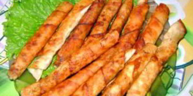 Рецепт жареного лаваша с сыром