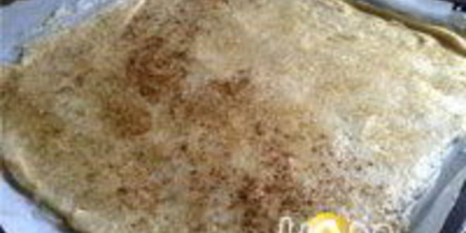 Рецепт альмойшавен — сладкой испанской лепешки