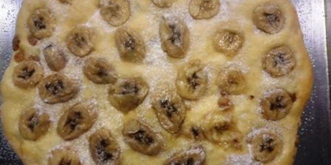 Рецепт банановой фокаччи