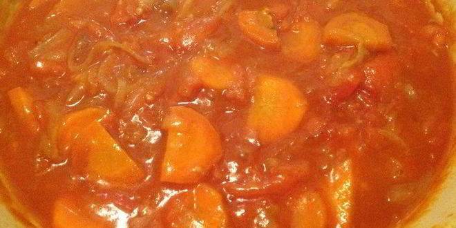 Рецепт фасоли с овощами и мясом на пшеничной лепешке