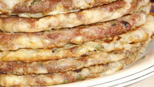 Рецепт Китайских лепешек с мясным фаршем