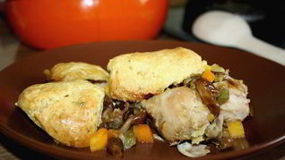 Рецепт Куриного кобблера с тимьяновыми лепешками