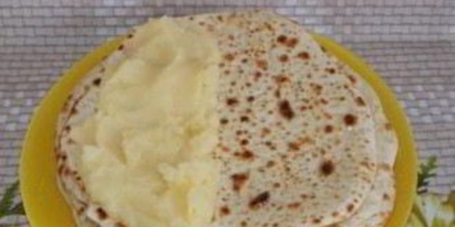 Рецепт лепешки с картофельным пюре